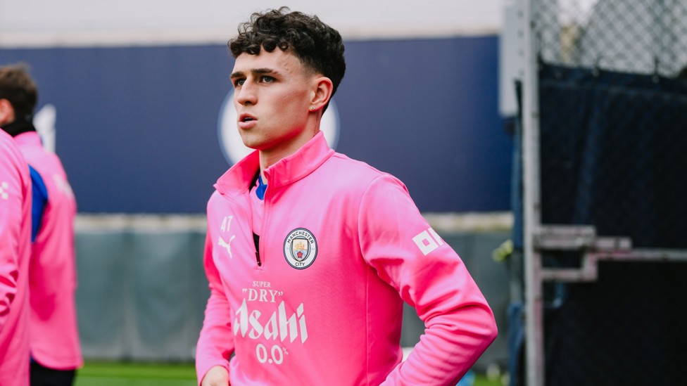 RARING TO GO : Phil Foden is ready