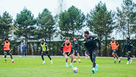 Under-18s training: Preparing for the Manchester derby