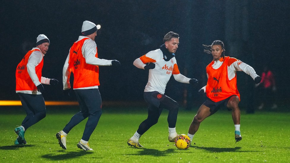 JACK ATTACK : Grealish on the dribble