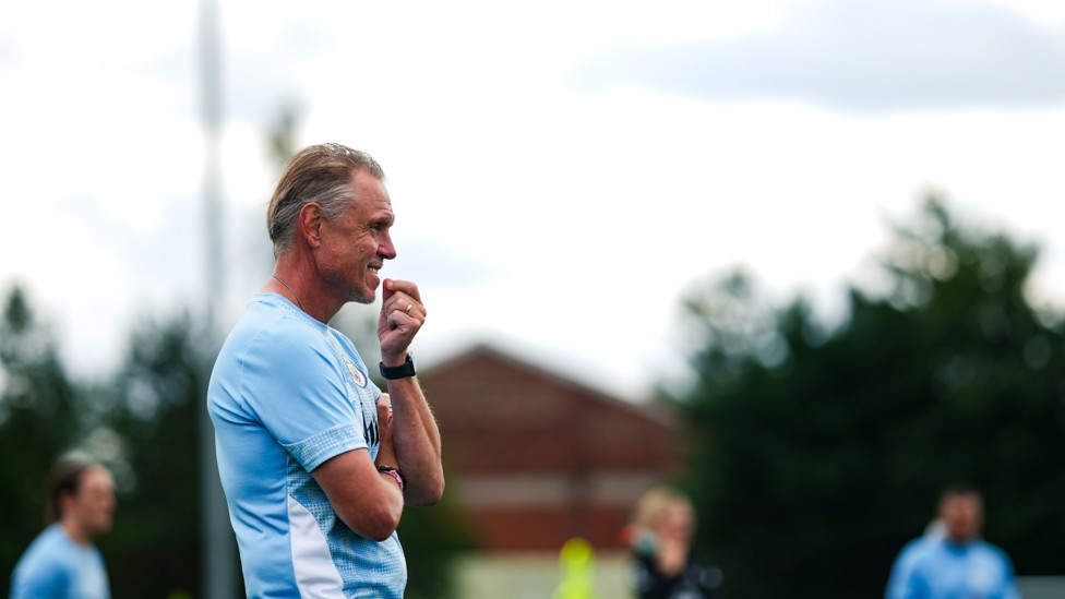 BOSS WATCH : Andrée Jeglertz keeps an eye on proceedings