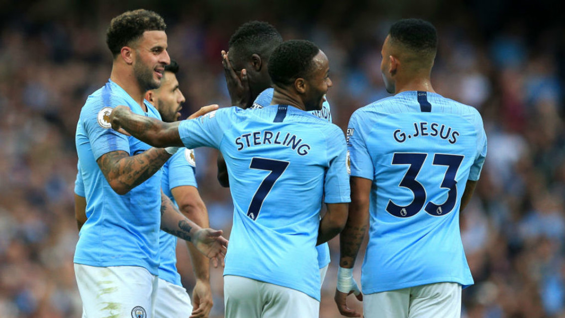 Which TV channel is Man City v Fulham on?
