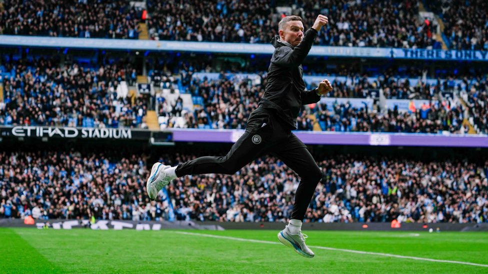 HAPPY PEP : Lijinders enjoyed those goals!