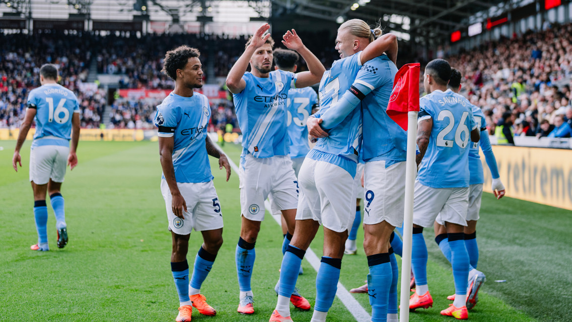 MAIN MAN: Haaland feels the love!