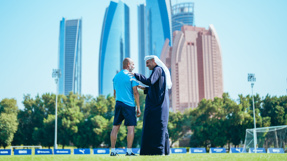Gallery: Chairman visits training in Abu Dhabi
