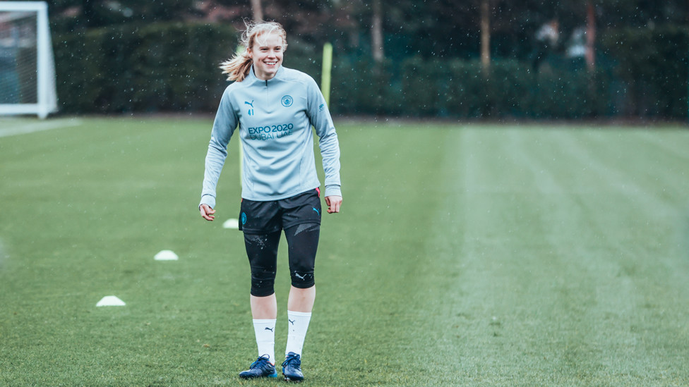 GOLDEN JULES : New signing Julie Blakstad is settling in well