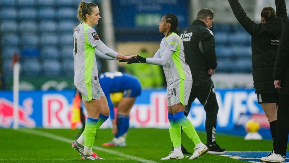 SUPER SUB: Kerolin is introduced to proceedings