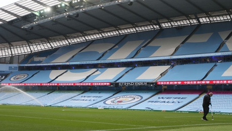 HOME: The Etihad looks as beautiful as always for the visit of Newcastle.