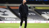 Pep Guardiola arrives at the Tottenham Hotspur Stadium