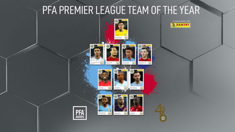TEAM OF THE YEAR: Six City players have been selected for the PFA Team of the Year