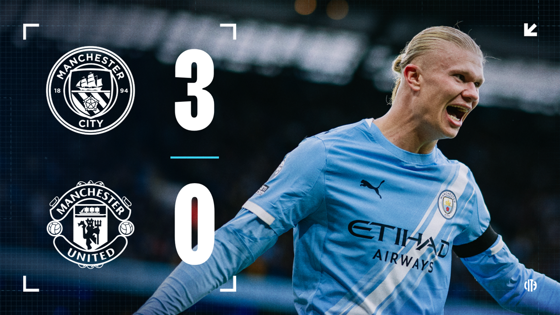City 3-0 United: resumen breve