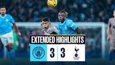 City 3-3 Spurs: Cuplikan Panjang