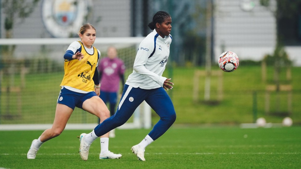 ACTION STATIONS: Bunny Shaw goes through the gears.