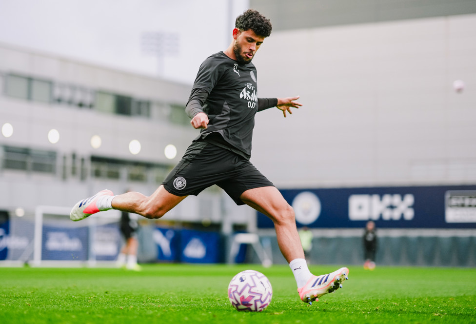 GOING FOR GOAL : Matheus Nunes fires one goalbound. 
