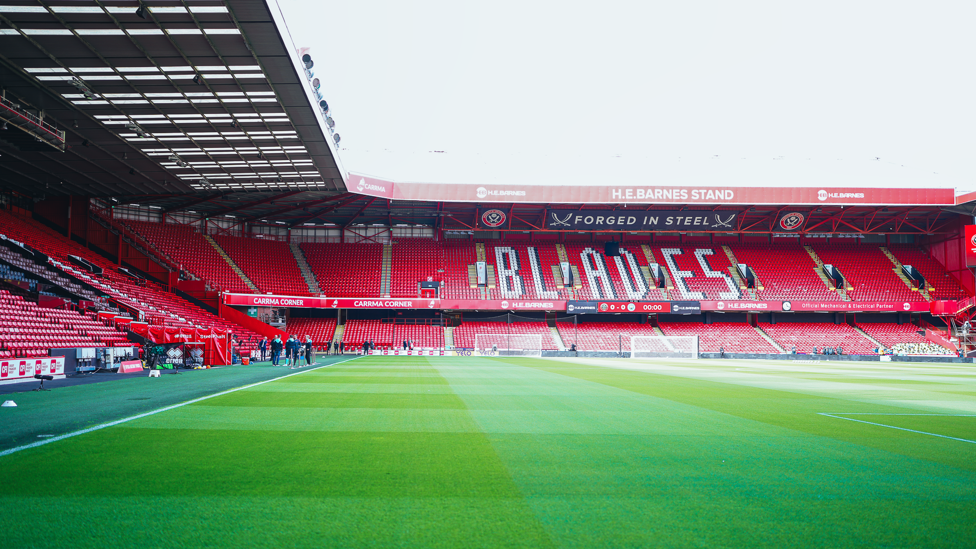 AWAY DAY : Bramall Lane awaits the visit of the defending Premier League champions.