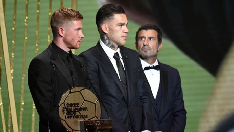 De Bruyne, Begiristain and Soriano react to Club of the Year award