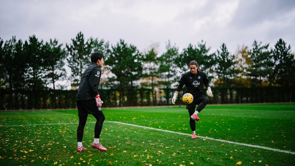 GOALKEEPER UNION: Eartha Cumings and Ayaka Yamashita 