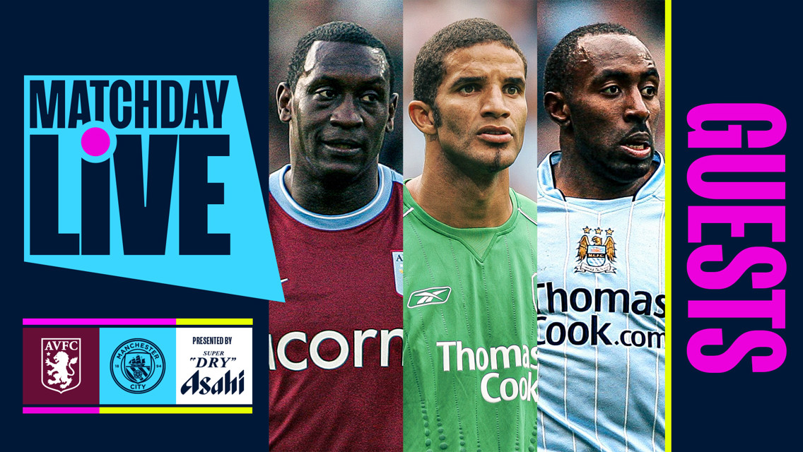 Matchday Live: Heskey, James and Vassell special guests for Villa 