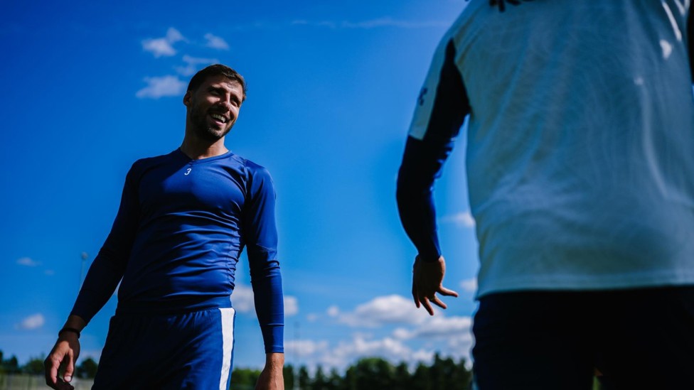 DEFENSIVE DUTIES : Ruben Dias sharpens up
