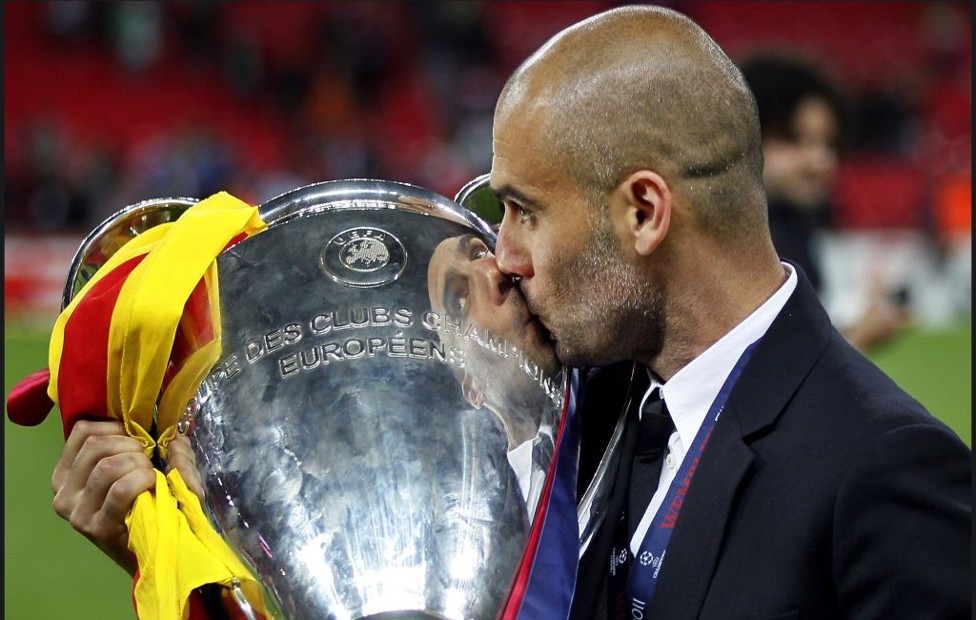 EUROPEAN CHAMPION : In another historic season Pep guides Barcelona to Champions League glory with a 3-1 win over Manchester United