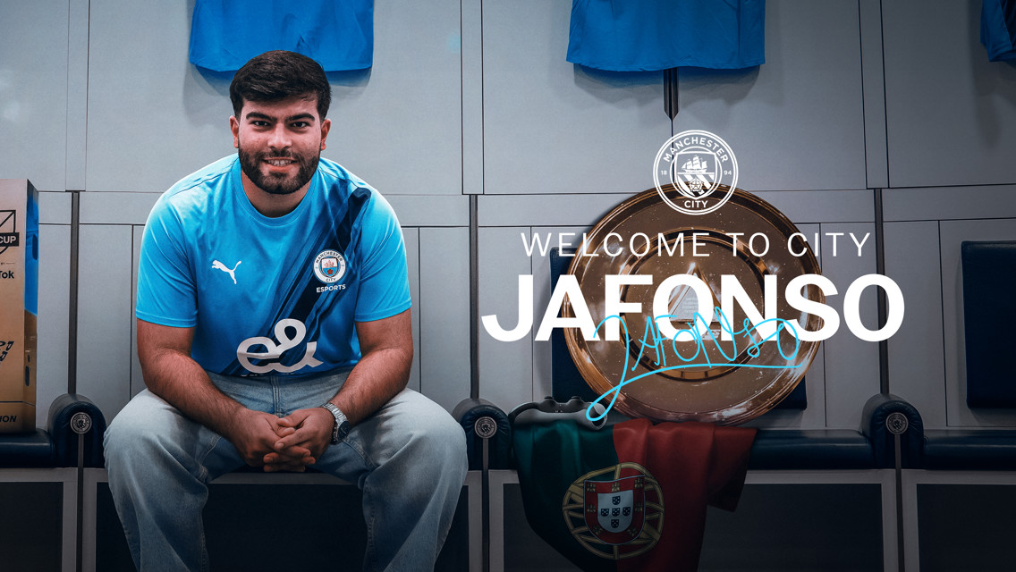 Jafonso has his sights set on winning silverware with Man City Esports
