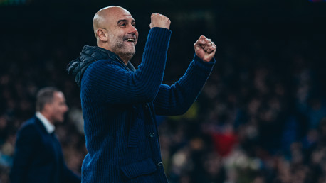 THE BOSS: On the touchline.