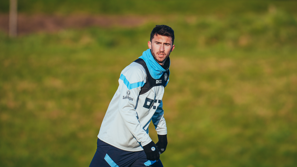 ON THE LOOKOUT : Aymeric Laporte searches for a pass
