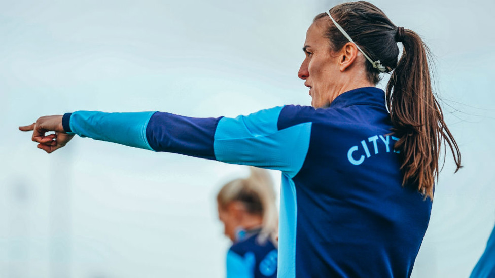 ON POINT: Jill is now combing her playing duties with a dual role assisting with coaching 