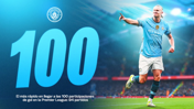 Las 100 participaciones de gol de Erling Haaland en la Premier League