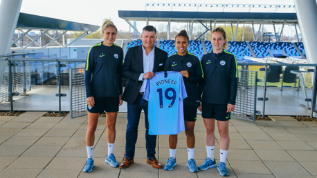EXTENSION: Pioneer Group has renewed their partnership with Manchester City's women's team.