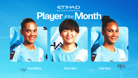 Shortlist confirmed for October Etihad Player of the Month