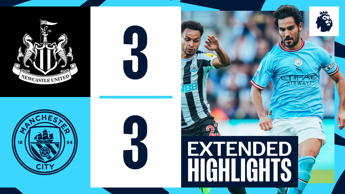 Newcastle 3-3 City: Extended highlights