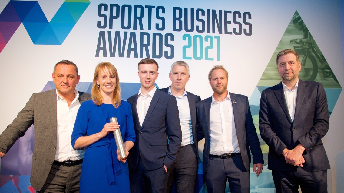 City win gold award at Sports Business Awards 2021