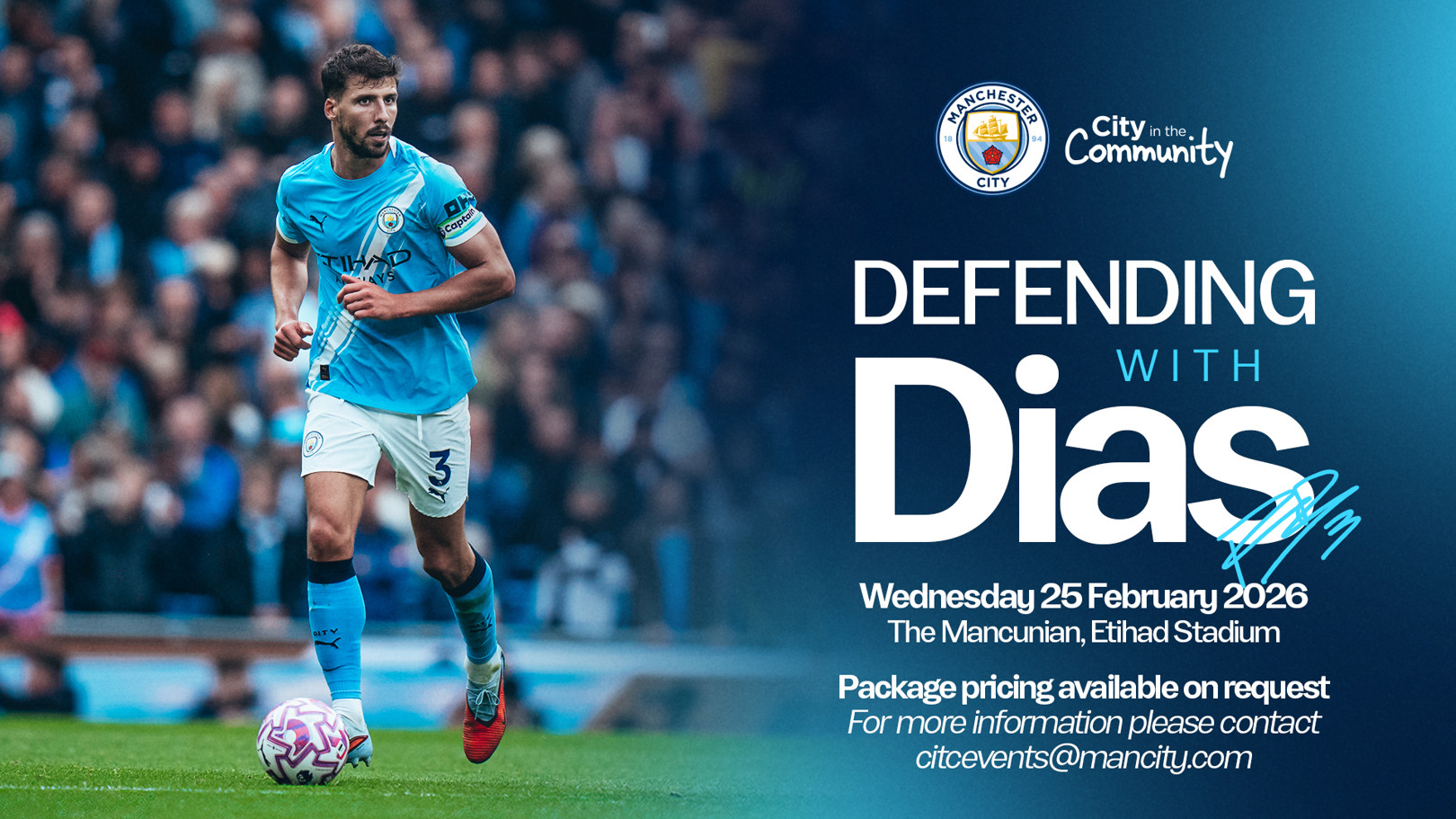 Dias and City in the Community announce fundraising event