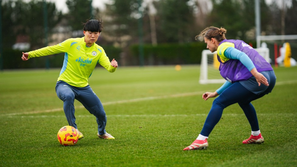 DRIVING FORCE: Aoba Fujino goes through the gears.