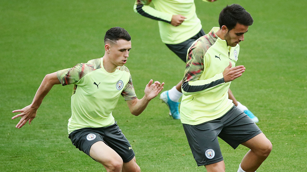 PHIL YOUR BOOTS : Phil Foden hoping for an appearance against Dinamo?