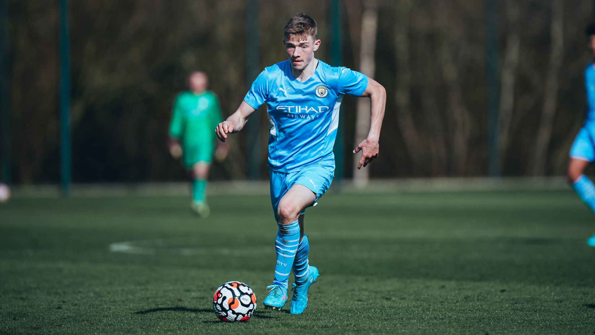 PASS MASTER: Kian Breckin played the ball for Liam Smith's opener
