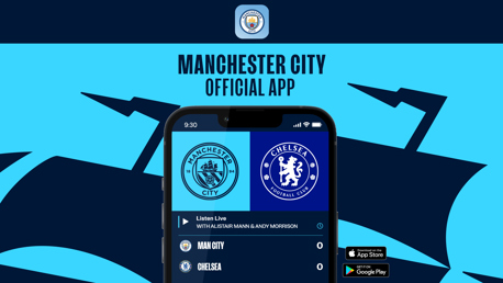 Como seguir City x Chelsea em nosso app oficial
