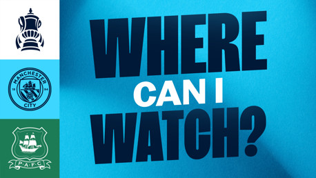 How can I watch City v Plymouth Argyle on TV?