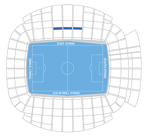 The Commonwealth - Location in the Etihad Stadium