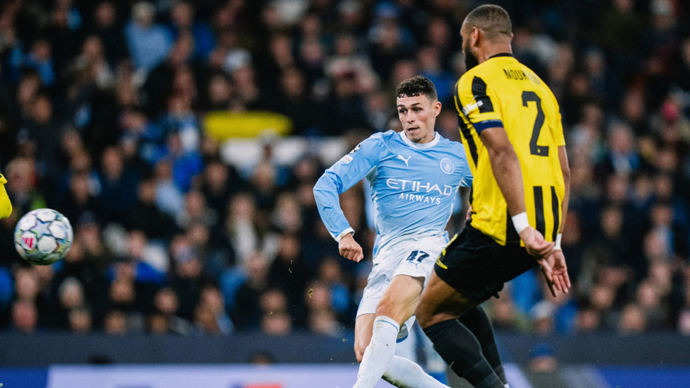 FOUR-DEN : Foden arrows in his second and our fourth!