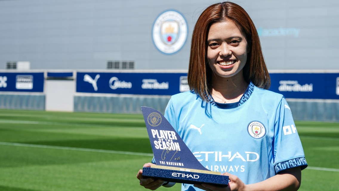 The numbers behind Yui Hasegawa’s Etihad Player of the Season award