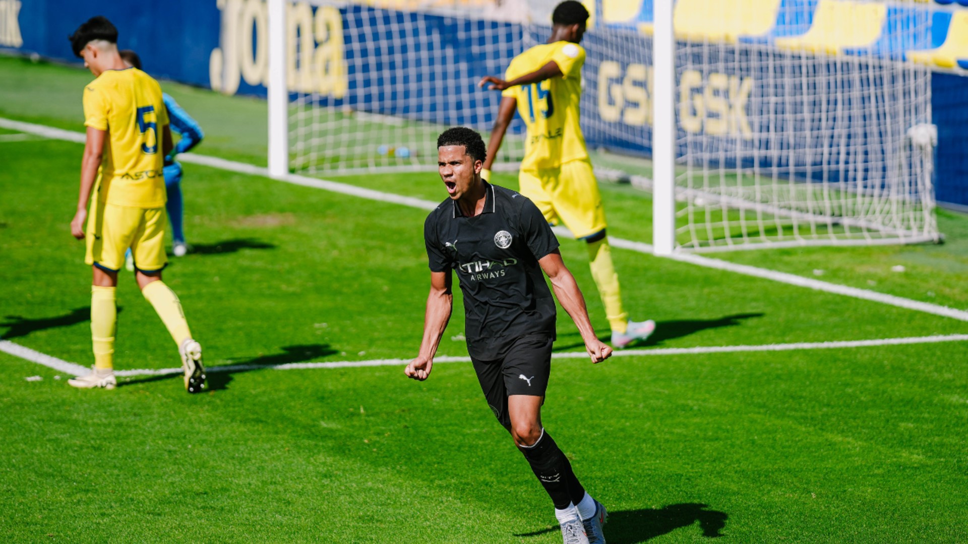 MIGHTY MUKASA : Divine pulls one back for City.