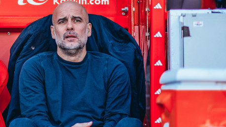 THE BOSS: In the dugout.