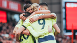 GROUP HUG: Bernardo feels the love!