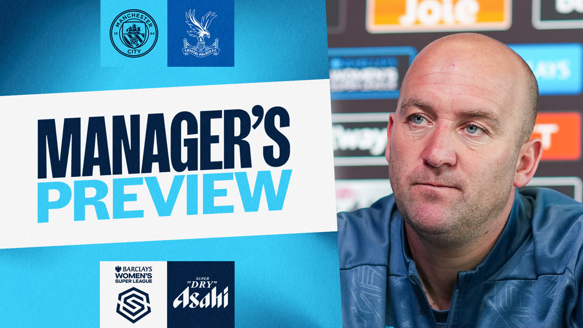 LIVE | Nick Cushing’s City v Crystal Palace press conference