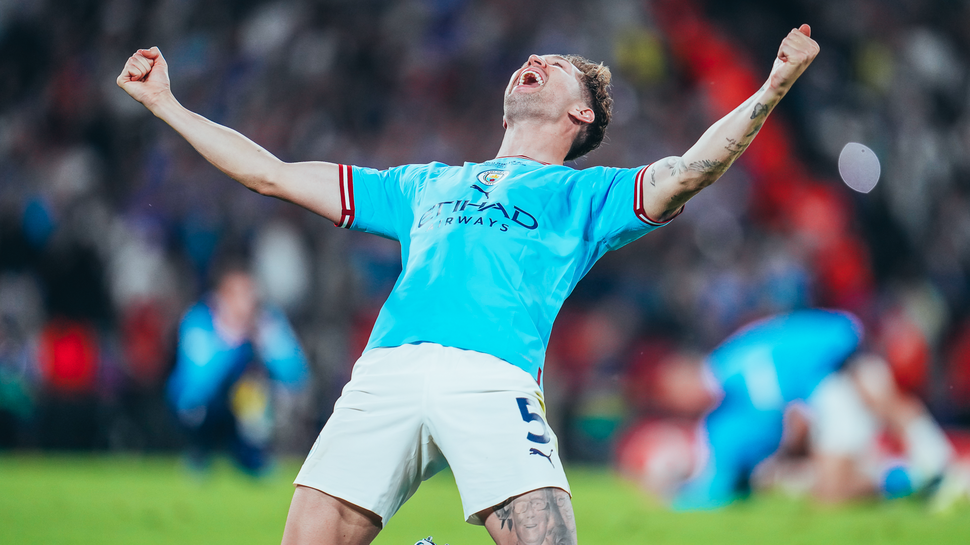 Segunda Camiseta Inglaterra Jugador Stones 2022