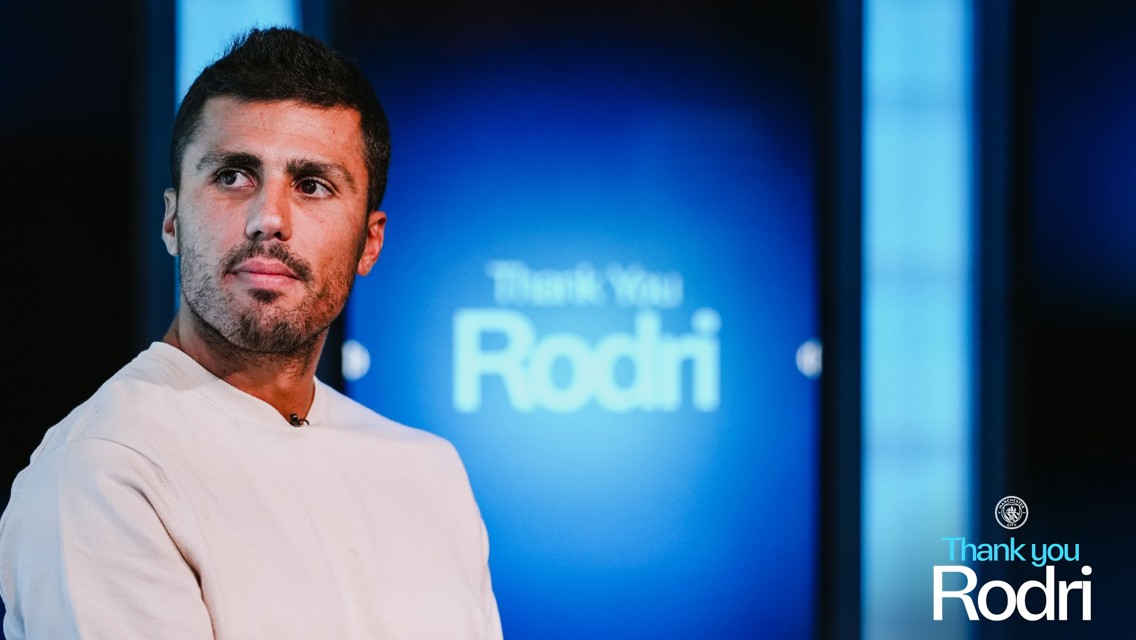 A personal message from Rodri