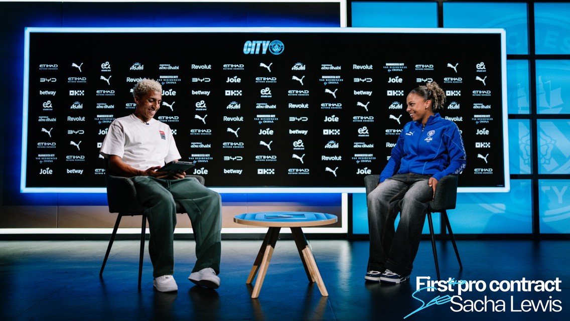 Watch: Rico conducts sister Sacha Lewis’ first professional interview! 