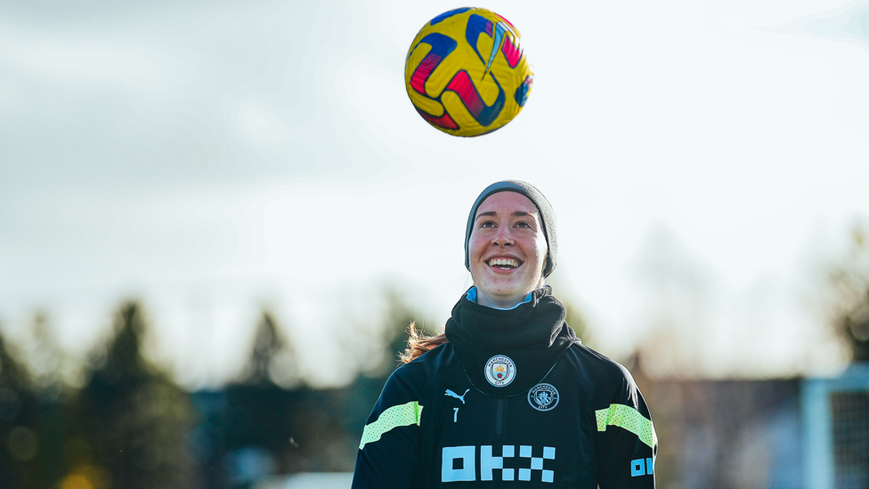 SAFE HANDS : Sandy MacIver with her eyes on the prize