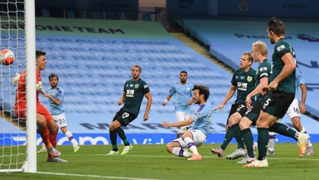 SILVA LINING: El Mago pokes in early in the second half after brilliant work by Foden and Bernardo.